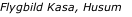 Flygbild Kasa, Husum