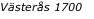 Västerås 1700