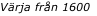 Värja från 1600