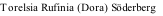 Torelsia Rufinia (Dora) Söderberg